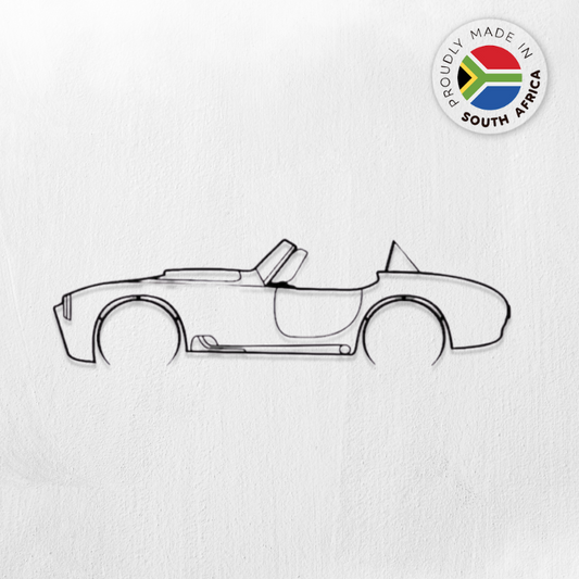 Cobra SHELBY Detailed Silhouette Metal Wall Art